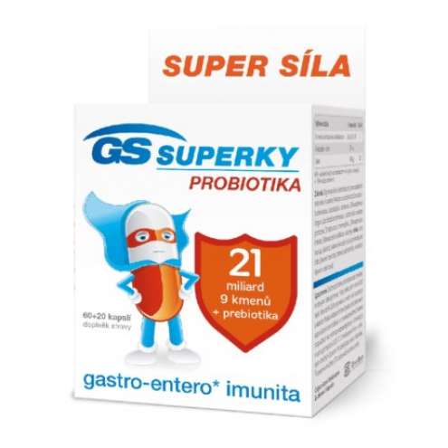 GS Superky Probiotika - Пробиотики, 60+20 капсул